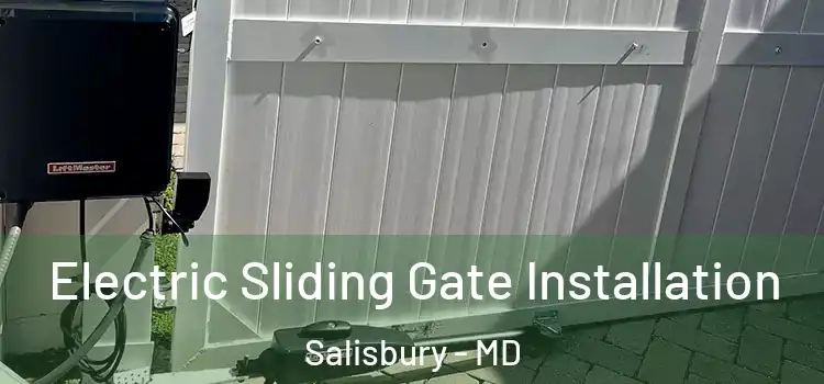  Electric Sliding Gate Installation Salisbury - MD
